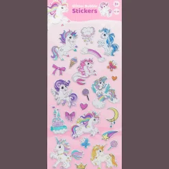 Action Craft Universe Glitter Bubble stickers