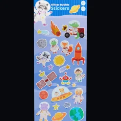 Action Craft Universe Glitter Bubble stickers