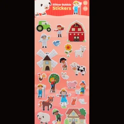 Action Craft Universe Glitter Bubble stickers