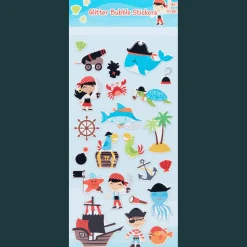 Action Craft Universe Glitter Bubble stickers