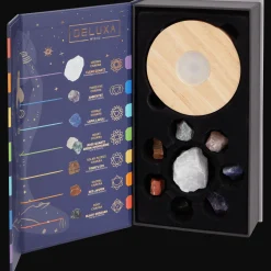 Action Deluxa chakralamp met 8 kristallen