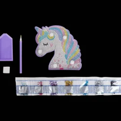 Action Diamond painting met licht