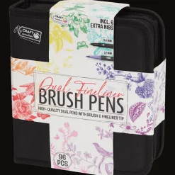 Action Dubbele fineliner-penseelpennen