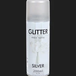 Action Glitterspuitverf zilver