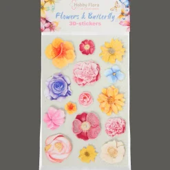 Action Hobby Flora vlinder- en bloemenstickers