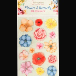 Action Hobby Flora vlinder- en bloemenstickers