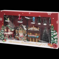 Action Kerstdorp met verlichting