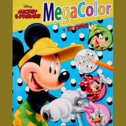 Action Kleur- en stickerboek