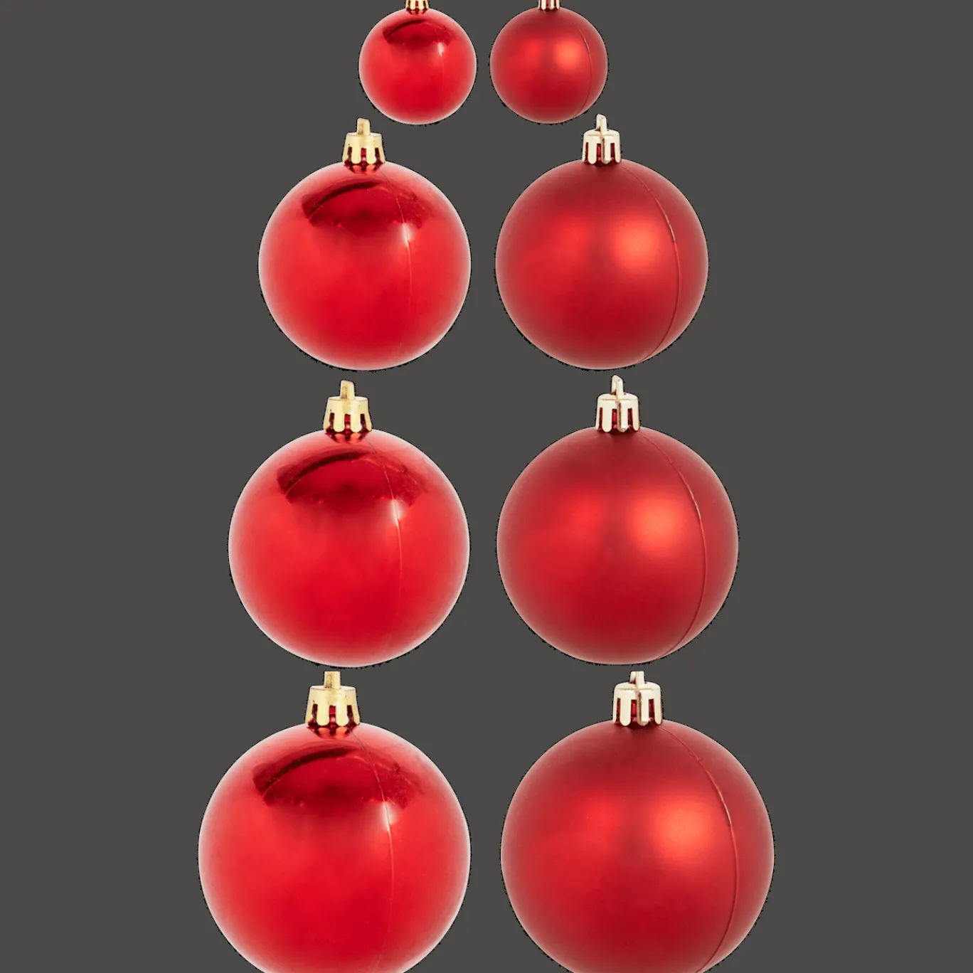 Action Kunststof kerstballen