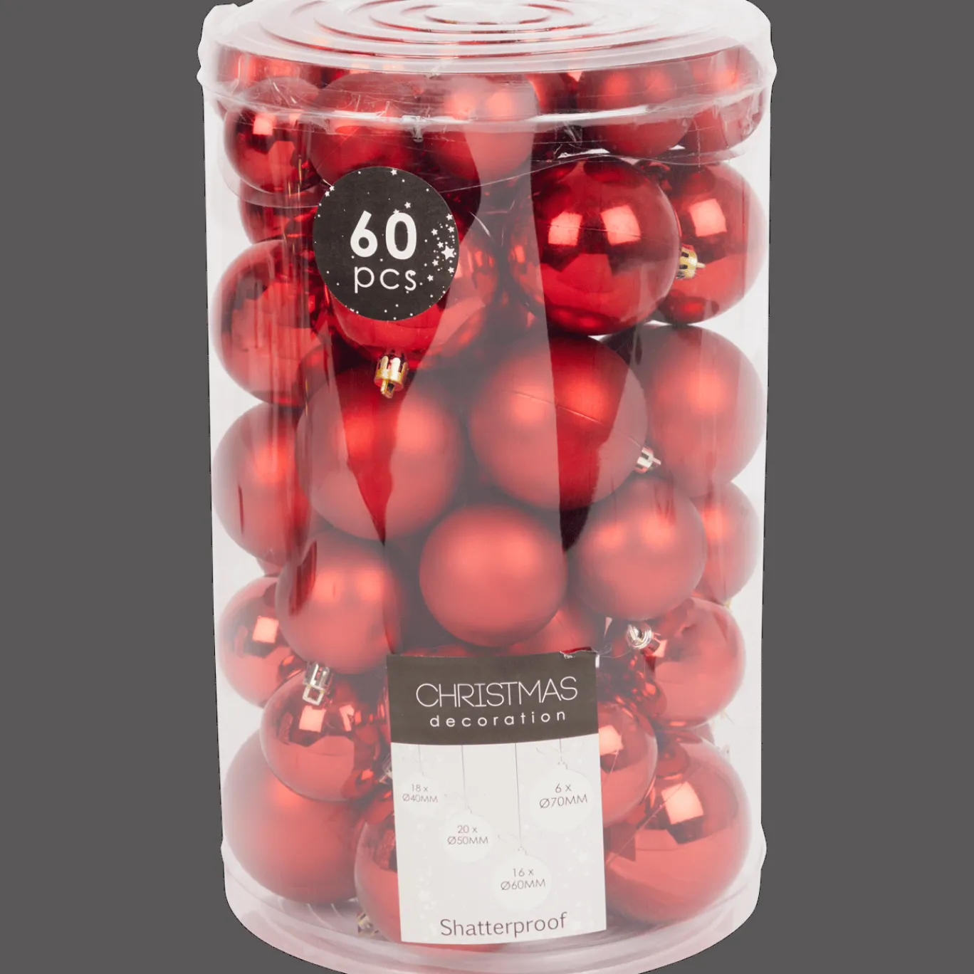 Action Kunststof kerstballen