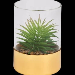 Action Kunstvetplant in glazenpot