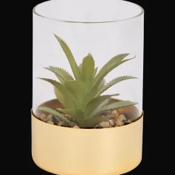 Action Kunstvetplant in glazenpot