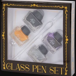 Action Luxe glazen pennenset