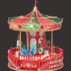 Magic Village kerstornament met muziek