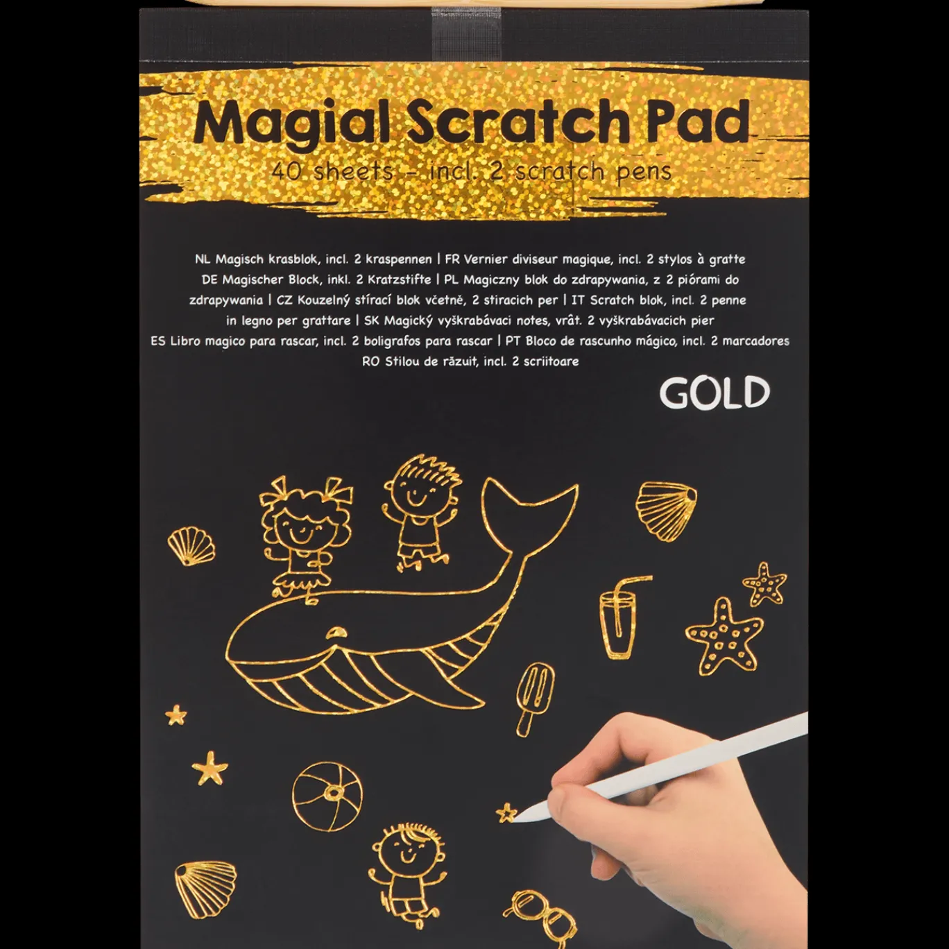 Action Magisch krasblok A5