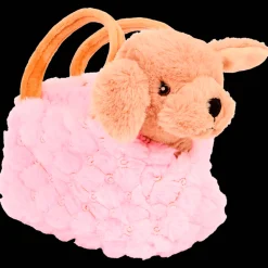 Action Pluchen hond in handtas