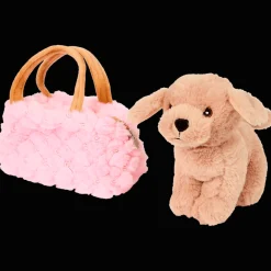 Action Pluchen hond in handtas