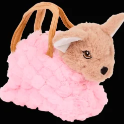 Action Pluchen hond in handtas