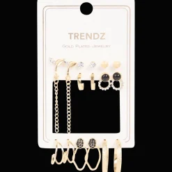 Action Trendz vergulde oorbellenset