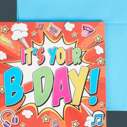 Action Verjaardagskaart met licht en geluid