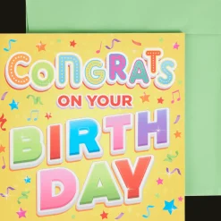 Action Verjaardagskaart met licht en geluid