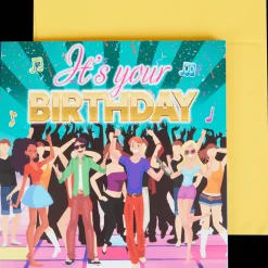 Action Verjaardagskaart met licht en geluid