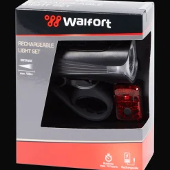 Walfort oplaadbare fietslampenset