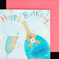 Action Wenskaart met confetti