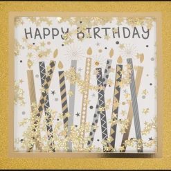 Action Wenskaart met confetti