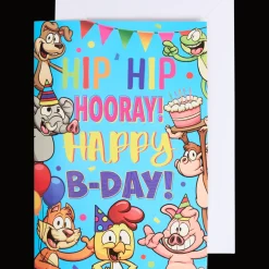 Action Wenskaart met muziek