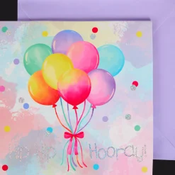 Action Wenskaart met muziek en licht